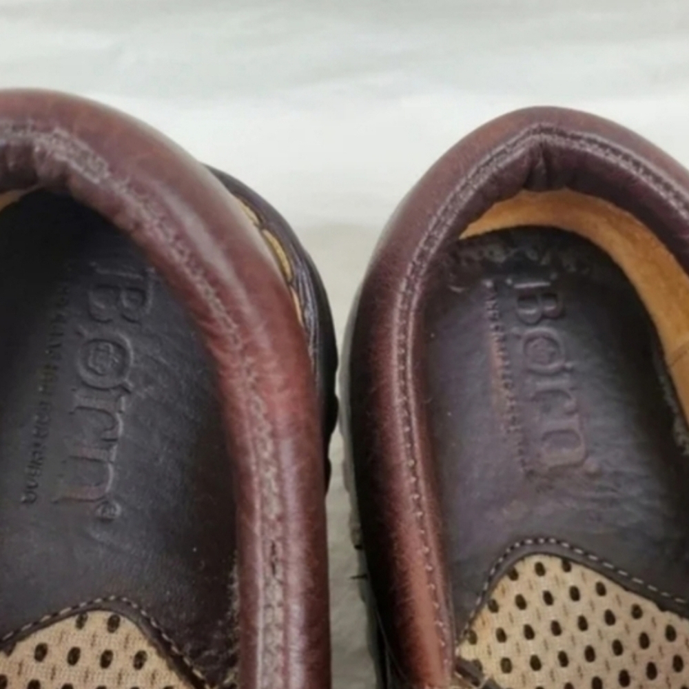 Born brown leather flat loafers Size 6/36.5 - Picture 5 of 9